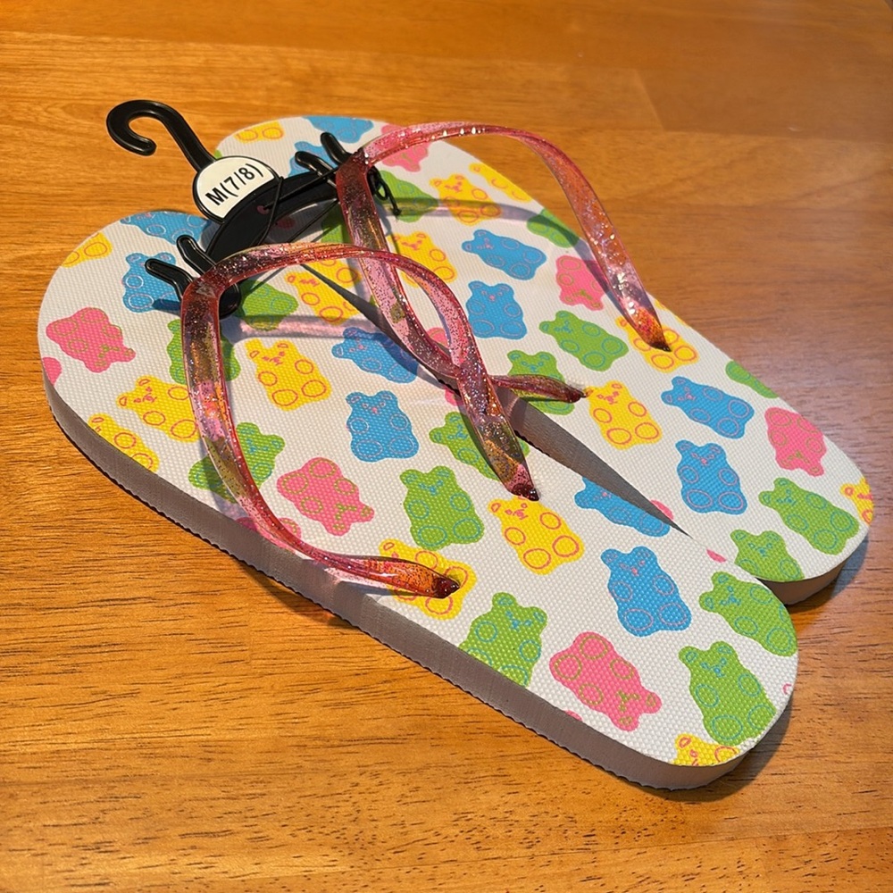 Colorful Kids Junior Flip Flops M (7/8) - Picture 10 of 10